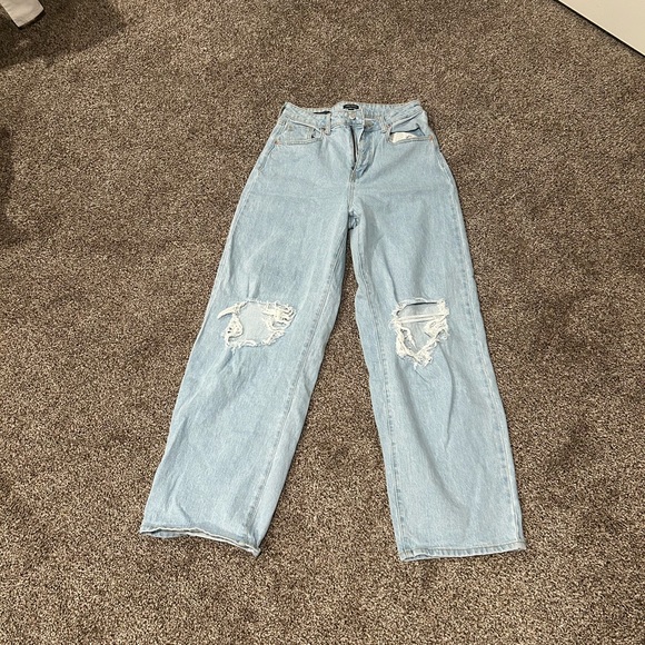 Wild fable wide leg light wash high rise jeans - Picture 2 of 6